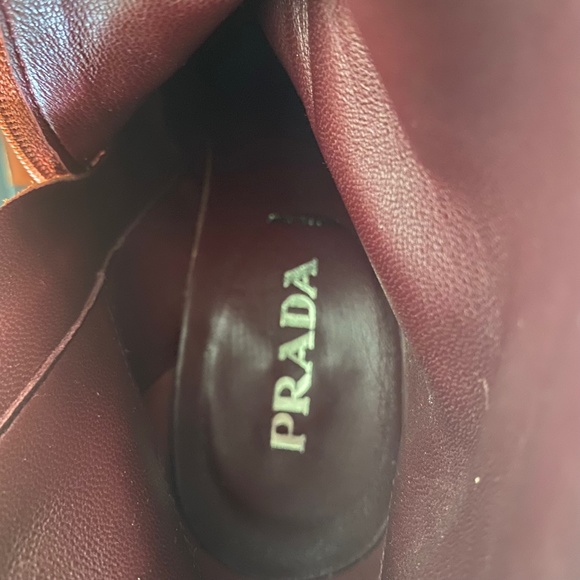 Prada Leather Brown Ankle Boots - Picture 11 of 12